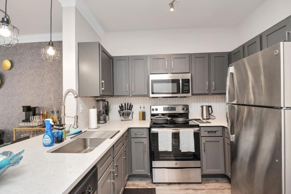 Luxury 1Br Apt ,Nrg ,Downtown ,Med Center,Galleria Houston Exteriör bild