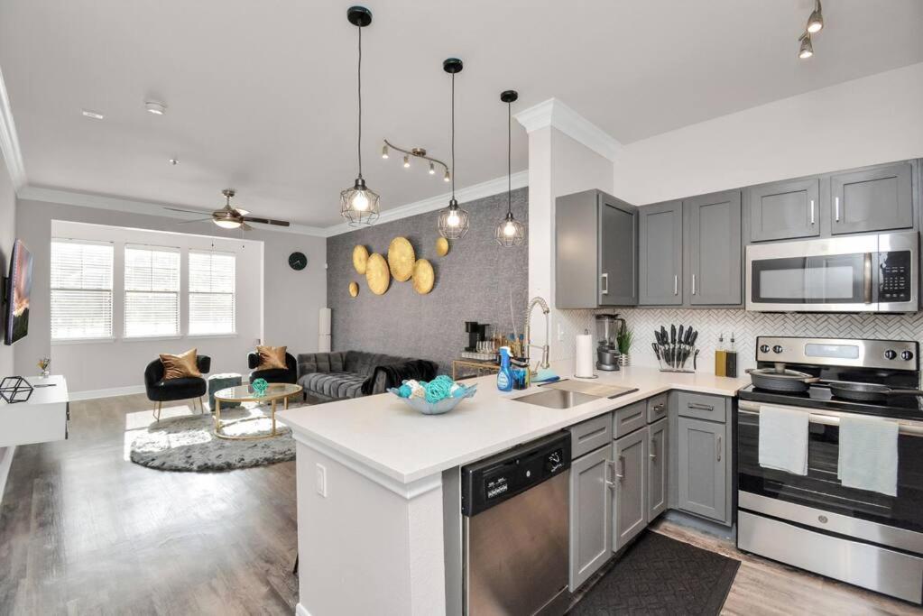 Luxury 1Br Apt ,Nrg ,Downtown ,Med Center,Galleria Houston Exteriör bild